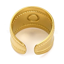 Offene Manschettenringe aus Edelstahl 304&nbsp;RJEW-K261-03G