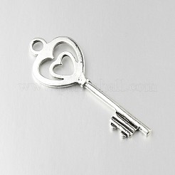 Tibetischer stil Aluminium Anhänger & Charms&nbsp;LS-PALLOY-AD125371-AS-NF
