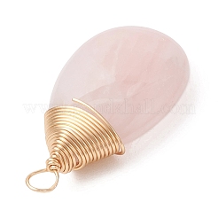Ciondoli quazo rosa naturale&nbsp;PALLOY-JF05086-01