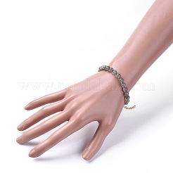 Natur Labradorit Armbänder&nbsp;BJEW-JB04663-02