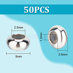 50 Stück Messingperlen&nbsp;KK-UN0001-56