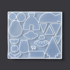 Moules en silicone de qualité alimentaire pendentif diy&nbsp;LS-SIMO-D002-01A