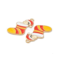 Weihnachten Legierung Emaille Anhänger&nbsp;ENAM-D047-09LG-01