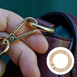 20 stücke 2 arten legierung kristall strass frühling tor ringe&nbsp;FIND-GO0001-82