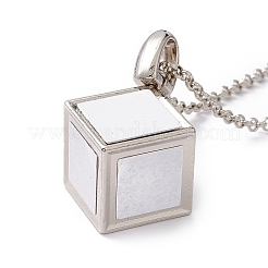 Sublimationsblank-Aluminium-Anhänger-Halskette&nbsp;LS-NJEW-E020-04P