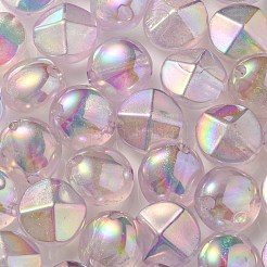 UV-beschichtete leuchtende transparente Acrylperlen&nbsp;OACR-P010-05C
