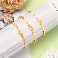 Fabricación de brazaletes de nailon con cordón de satén&nbsp;AJEW-JB00019-10