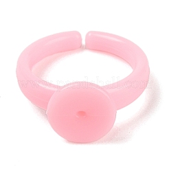 Componentes de anillo de acrílico colorido ajustable&nbsp;X-SACR-R740