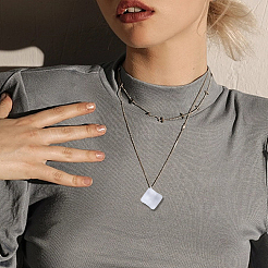 Pendenti in acrilico trasparente 32pz stile 2&nbsp;TACR-CA0001-17