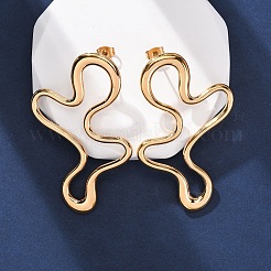Ohrstecker aus 304 Edelstahlnuggets für Damen&nbsp;EJEW-A131-03G