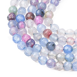 Natürliche Achat Perle Stränge&nbsp;G-G882-4mm-C02