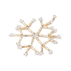 Perles de rocaille de Noël breloques en perles&nbsp;PALLOY-MZ00328-02