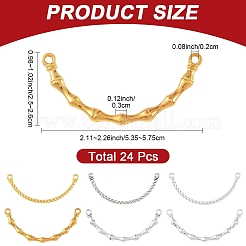 Fascini del connettore in lega di zinco 24 pz 6 stili&nbsp;FIND-YW0012-86