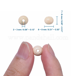 Naturholzperlen&nbsp;WOOD-Q017-8mm-06-LF