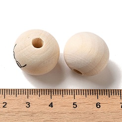Holzperlen europäischen&nbsp;WOOD-C006-04B
