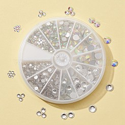 10 strass posteriore piatto in vetro stile&nbsp;RGLA-FS0001-04