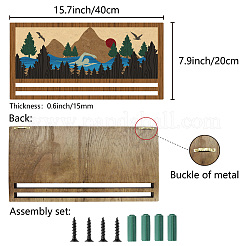 Medaillenhalter aus Holz&nbsp;AJEW-WH20030-005