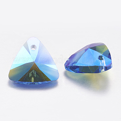Breloques de strass en verre à facettes&nbsp;RGLA-F050-B-206PS