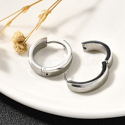 Pendientes de aro de acero inoxidable 304 para mujer&nbsp;EJEW-C096-44P