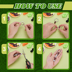 Kits para hacer llaveros con forma de bola&nbsp;DIY-PH0033-96