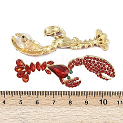 Legierung Rhinestone-Bolzenohrringe&nbsp;EJEW-P317-02G