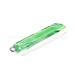 Galvanisierte natürliche Quarzanhänger&nbsp;G-P315-B01-P