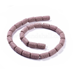 Fili di perle di roccia lavica naturale&nbsp;G450-B03