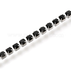 Bracelets à chaîne en acier inoxydable 304 avec strass&nbsp;AJEW-B004-01A