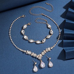 Set di gioielli strass lega&nbsp;FS-WGDD53E-01