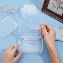 12 Stück 3 Arten transparente Aufbewahrungsboxen aus Kunststoff&nbsp;CON-BC0007-35
