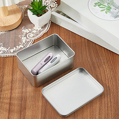 Weißblech-Aufbewahrungsboxen mit Deckel&nbsp;CON-WH20001-25C