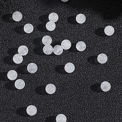 120 pieza de cuentas redondas de jade blanco natural&nbsp;G-PA0001-07A