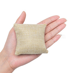 Kissenhalter aus Krafthanf für Schmuck&nbsp;BDIS-WH0002-01