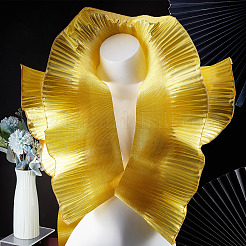 Polyester-Organza mit gekräuseltem&nbsp;OCOR-WH0070-15C