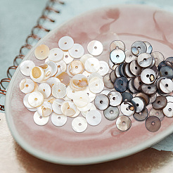 150pcs 3 Arten natürliche Süßwasser-Muschelperlen&nbsp;SHEL-GO0001-04