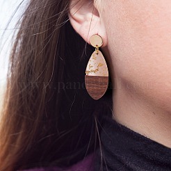 14 pièces 7 styles résine opaque et pendentifs en résine feuille transparente&nbsp;RESI-SZ0001-85