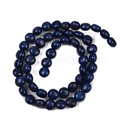 Synthetische Howlith-Imitationsperlen aus Lapislazuli&nbsp;G-S393-12A-8mm