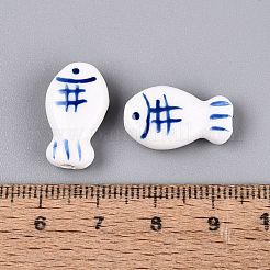 Cuentas de cerámica de porcelana hechas a mano&nbsp;PORC-Q005-06D