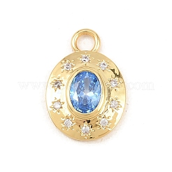 Colgante micropavé cubic zirconia de latón&nbsp;KK-Z151-16G
