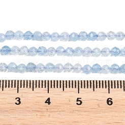 Natürliche Aquamarin Perlen Stränge&nbsp;G-RM250101-B31