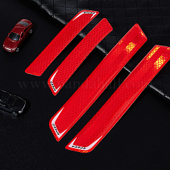 4 juego de 2 estilos de pegatinas reflectantes de resina epoxi impermeables para coche&nbsp;FIND-GA0003-47A
