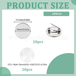 DIY Brosche machen Kits&nbsp;DIY-HY0003-02P-01