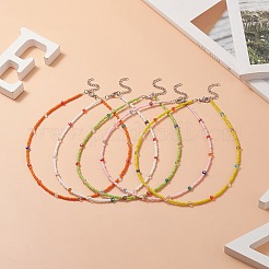 Glasperlenkette für Frauen&nbsp;NJEW-JN04258