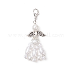 Décorations suspendues en plastique ABS imitation perle&nbsp;HJEW-JM03635