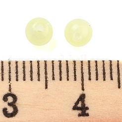 Perles acryliques lumineuses opaques&nbsp;OACR-G038-06F