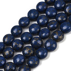 Synthetische Howlith-Imitationsperlen aus Lapislazuli&nbsp;G-S393-12A-10mm