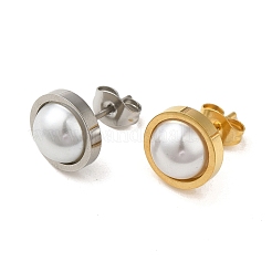 Boucle d'oreille à tige en acier inoxydable 304 avec placage sous vide PVD&nbsp;EJEW-C099-02GP