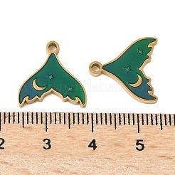 Pendentifs en acier inoxydable 304 émaillés&nbsp;STAS-Z139-03G-07