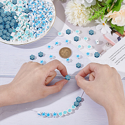 330pcs 3 Arten Weihnachtsthema handgemachte Polymertonperlen&nbsp;CLAY-NB0001-74
