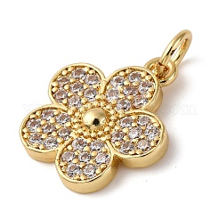 Colgante micropavé cubic zirconia de latón&nbsp;KK-I276-02G